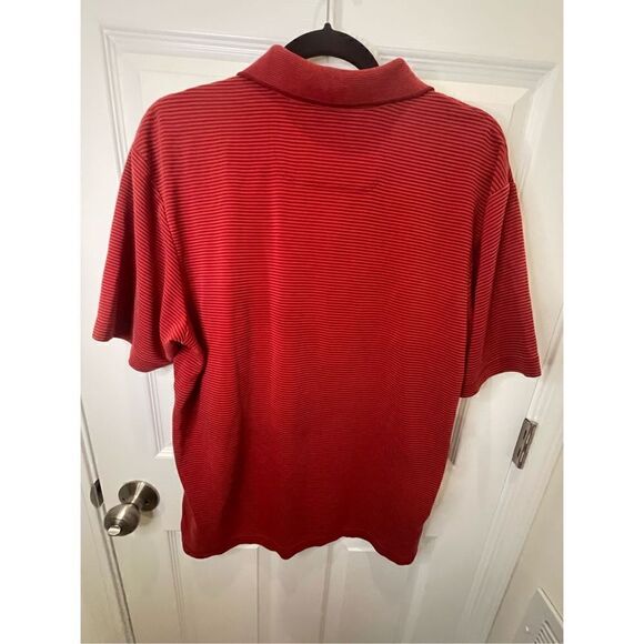 Tommy Bahama men’s polo red striped medium - Picture 2 of 7